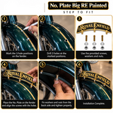 No. Plate Big RE Painted