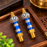 Yolk Nut Fancy Minar Ring KB (Blue)