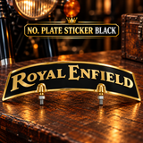 NO. Plate Sticker Black
