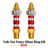 Yolk Nut Fancy Minar Ring KB (Red)
