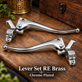 Lever Set RE Brass Chrome Plated