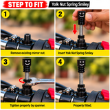 Yolk Nut Spring Smiley KB (Black)