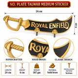 NO. Plate Talwar Medium Black Sticker