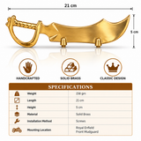 NO. Plate Talwar Small Brass Plain
