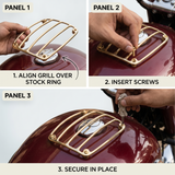 TANK GRILL BRASS