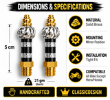 Yolk Nut Fancy Minar Ring KB (Black)