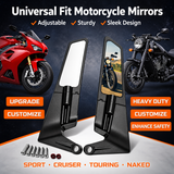 Wing Mirror Set Flip Black