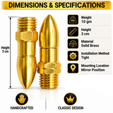 Yolk Nut Bullet Brass HH