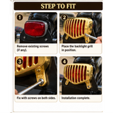 Backlight Grill STD Brass