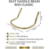 Seat Handle Brass Rod Classic