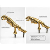 Jaguar Nut Brass