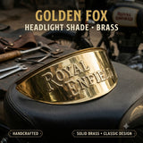Headlight Shade Brass