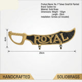 NO. Plate Talwar Small Br Painted
