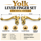 Yolk lever finger set
