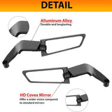 Wing Mirror Set Flip Black