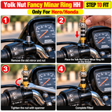 Yolk Nut Fancy Minar Ring HH (Black)