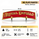 NO. Plate Red Painted