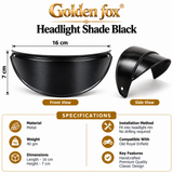 Headlight Shade Black