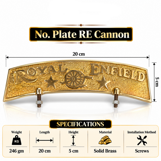 No. Plate RE Cannon