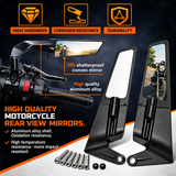 Wing Mirror Set Flip Black