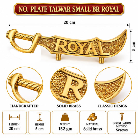 NO. Plate Talwar Small Royal