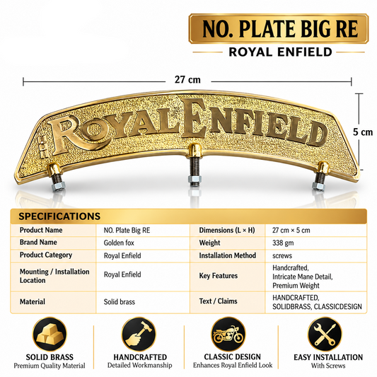 NO. Plate Big RE