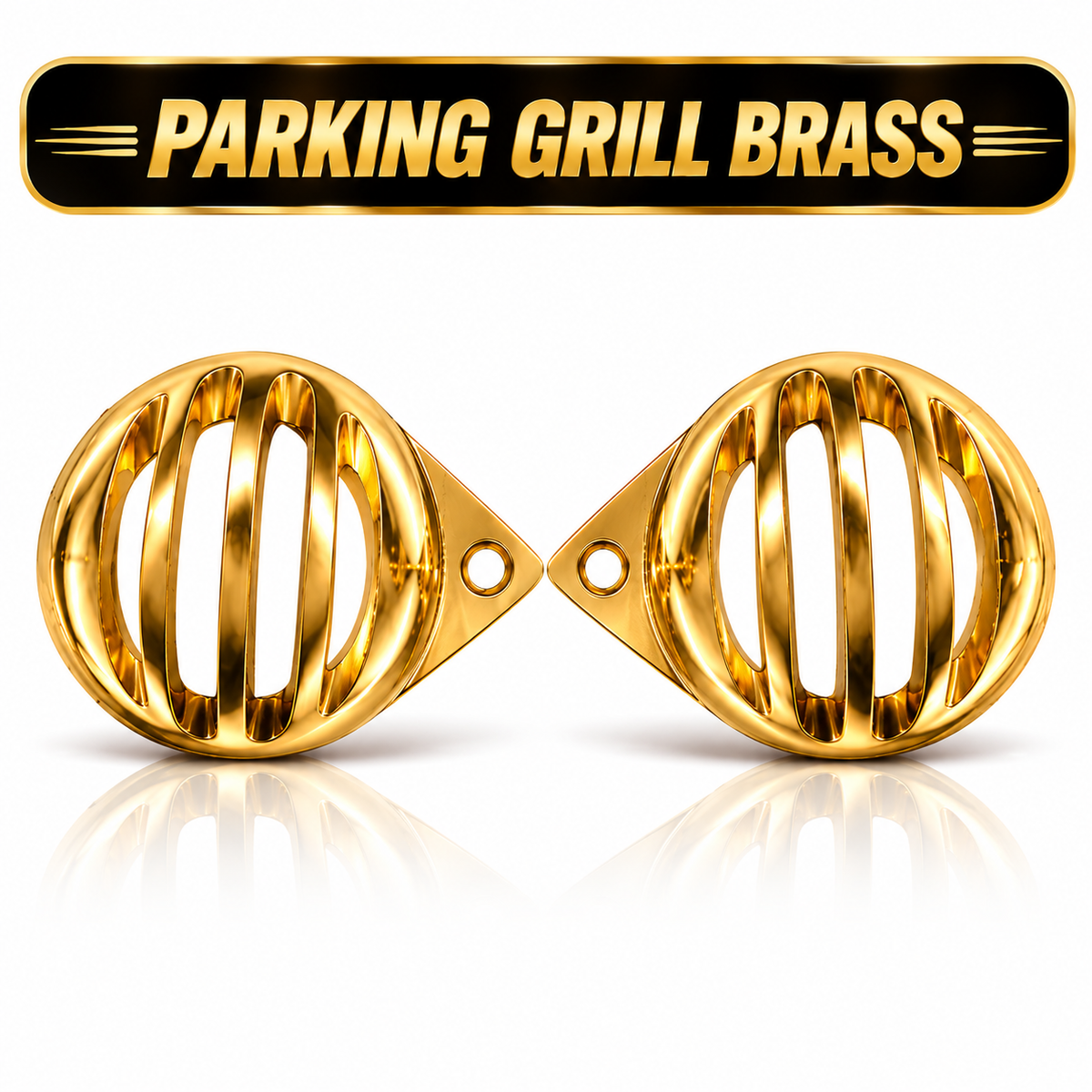 Parking grill Brass