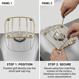 TANK GRILL BRASS