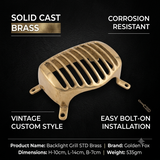 Backlight Grill STD Brass