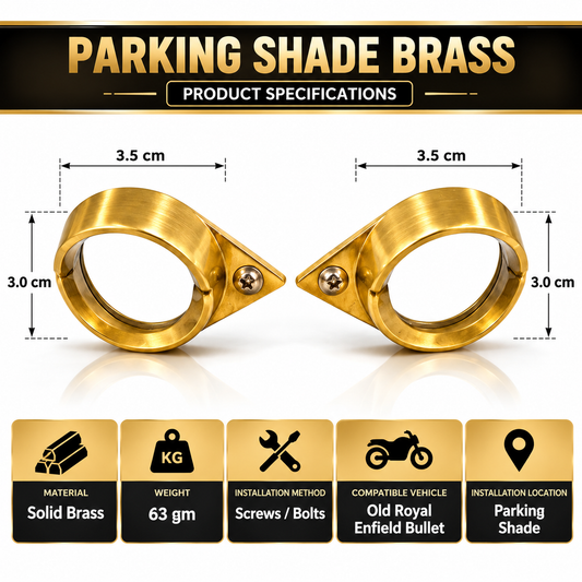 Parking Shade Brass