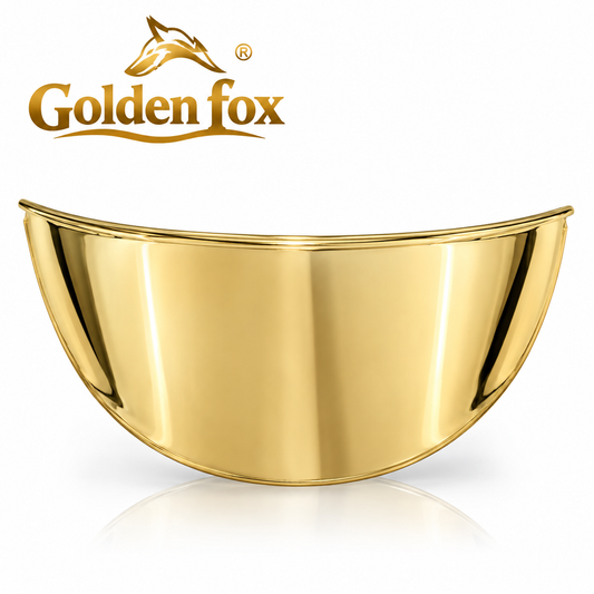 Headlight Shade Brass Plain