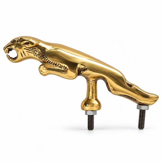 Jaguar Nut Brass