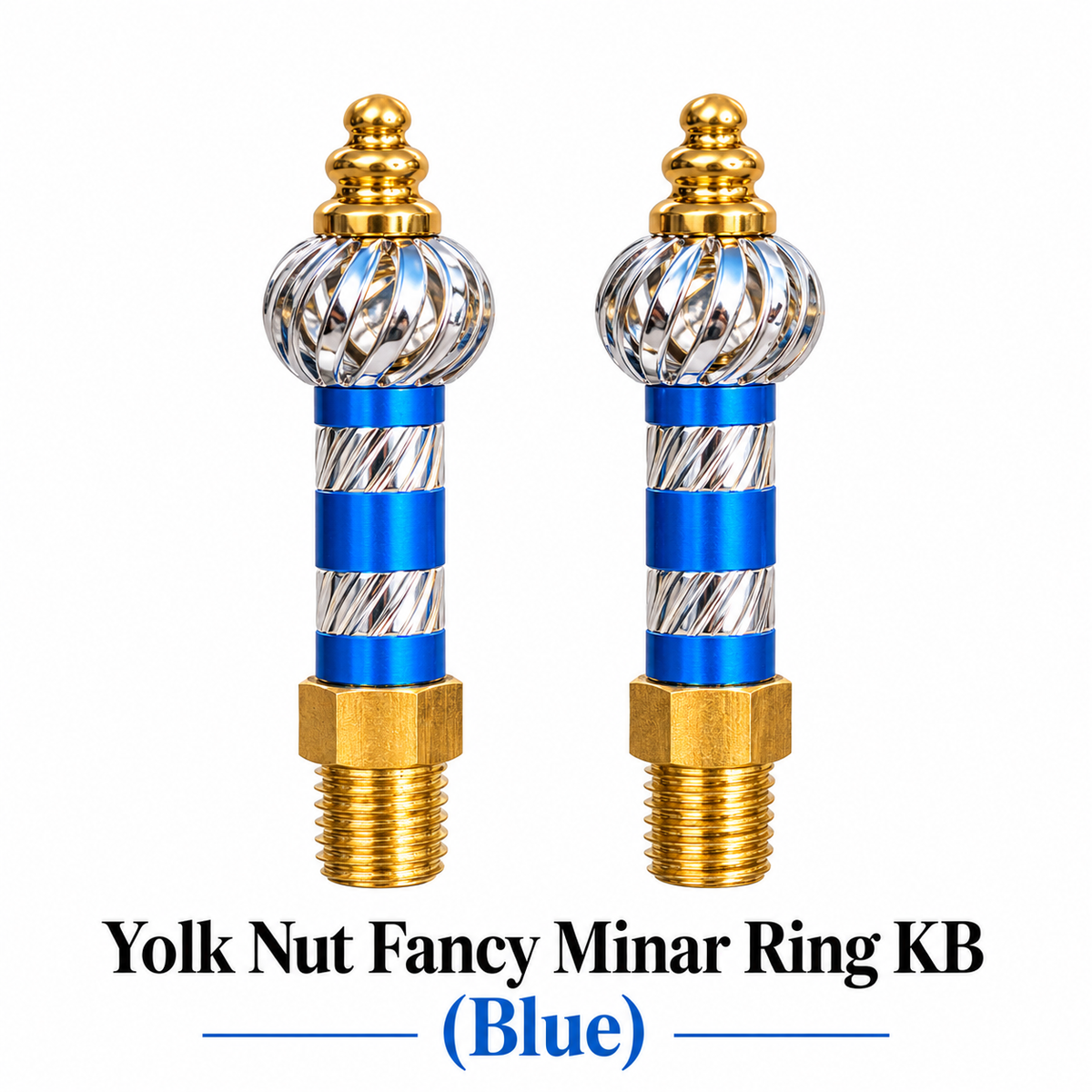 Yolk Nut Fancy Minar Ring KB (Blue)