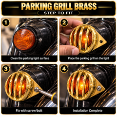 Parking grill Brass