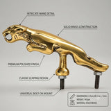 Jaguar Nut Brass