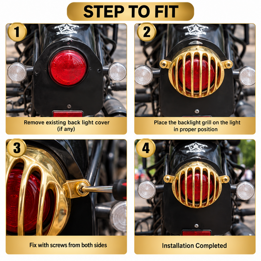 Backlight Grill Classic Brass