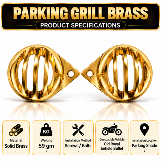 Parking grill Brass
