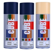 2 dark blue 1 copper white spray paint