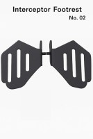 Interceptor footrest (BLACK)