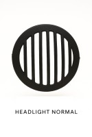 Headlight normal (black) (s)