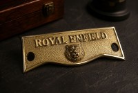Royal Enfield Brass Crown Plate for Electra| Front Plate