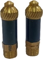 Brass Diamond Cut Bike Yolk Handle Bar Styling black and golden Handle Bar  (Black, Gold)