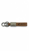 Metal & Leather Key Fob (ACTIVA)