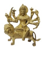 Brass Durga Idol on Lion