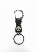 Tan Rider Key Fob (black)