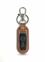 Royal Enfield Carabiner Leather Keychain 1