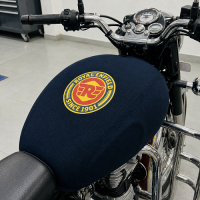 Royal Enfield Tank Cover with Yellow Logo