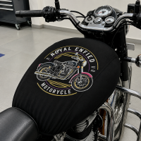 Royal Enfield Motorcycle Printed Tank Cover – Premium Bike Tank Protector Royal Enfield
