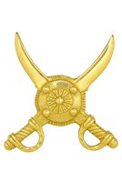 Brass talwar dhaal medium