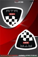RTR 180 Racing Logo Sticker